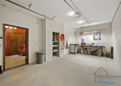 Garage View of High Alpine Lodge