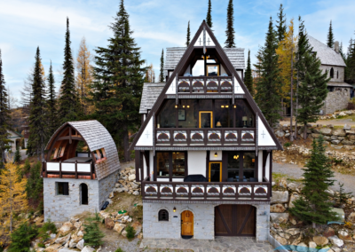 Front View of High Alpine Lodge