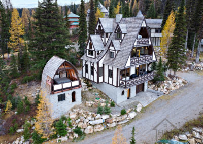 Aerial View of 982 Mogul Hill, Sandpoint, Idaho
